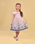 Vestido Infantil Menina Mirtilos Milon- ROSA