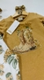 Conjunto Infantil Menina Flores Milon -MARROM - comprar online