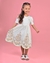 Vestido Infantil Menina Pérolas Milon- OFF - comprar online
