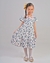 Vestido Infantil Menina Bordado Milon- ROSA - comprar online