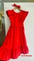 Vestido em algodão - Vermelho