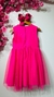 Vestido Festa com Aplicação de Coração Malagah - ROSA na internet