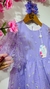 Vestido Festa com Tule Corações Glitter Malagah - LILÁS - comprar online