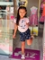 Conjunto Infantil Menina Esquilo Milon- ROSA/ AZUL