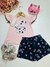 Conjunto Infantil Menina Esquilo Milon- ROSA/ AZUL - CASTELO DA LIZ