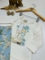 Conjunto Infantil Menina Flores Milon -AZUL