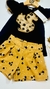 Conjunto Infantil Menina Esquilo Milon- PRETO/ CAMURÇA na internet