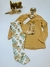 Conjunto Infantil Menina Flores Milon -MARROM
