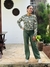 Conjunto infantil estampa NANAI- Verde - comprar online