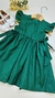 Vestido Poá verde - comprar online