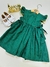 Vestido Poá verde - CASTELO DA LIZ