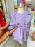 Vestido em algodão - Lilás na internet