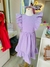 Vestido em algodão - Lilás - comprar online