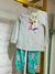 Pijama gatinhos com tapa-olhos - verde - comprar online