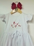 Vestido Flores Bordadas na internet