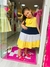 Vestido Três Marias MILON - Amarelo na internet