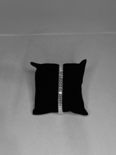 PULSEIRA RIVIERA BAGUETE prata - comprar online