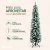 Árvore de Natal Nevada Slim Luxo 2,10m com 380 Galhos Branco na internet