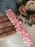 Tiara Bordada Rosa