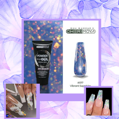 Polygel Glitter Cherimoya(PowderGel) - comprar online