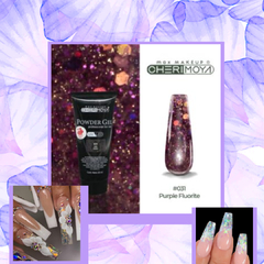 Polygel Glitter Cherimoya(PowderGel)
