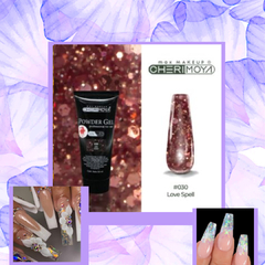 Polygel Glitter Cherimoya(PowderGel)