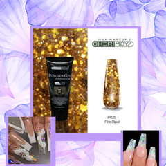 Polygel Glitter Cherimoya(PowderGel)