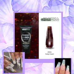 Polygel Glitter Cherimoya(PowderGel)