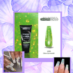Polygel Glitter Cherimoya(PowderGel)