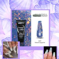 Polygel Glitter Cherimoya(PowderGel)
