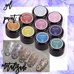 Gel Paint Metalizado