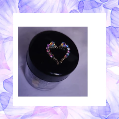 Aplique corazon mitades