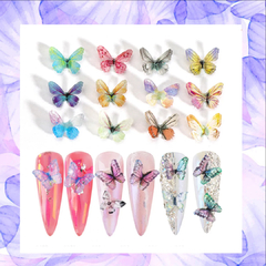 Dije aplique Mariposa