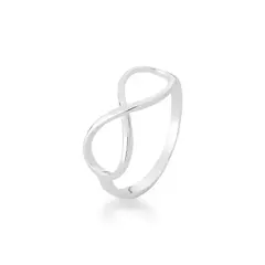 ANEL INFINITO PRATA 925 -2451512 -  LB SEMIJOIAS E ACESSÓRIOS