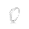 ANEL CHEVRON RAMINHO LISO DE PRATA - 2449212