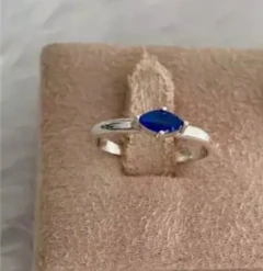 ANEL NAVETE AZUL -130200 -  LB SEMIJOIAS E ACESSÓRIOS