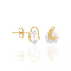 BRINCO SOLITÁRIO COMPOSTO POR 2 CRISTAIS - 524472 - comprar online