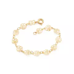 PULSEIRA INFANTIL ROSAS VAZADAS - 551138 - comprar online