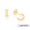BRINCO MEIA ARGOLA FORMATO DE ESTRELAS -526906
