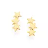 Brinco Ear Cuff Formado por 6 Estrelas Lisas - 522270
