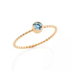 Anel Solitário com Cristal -512091 - comprar online