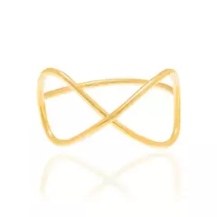 ANEL FORMADO POR SÍMBOLO DO INFINITO VAZADO -512564
