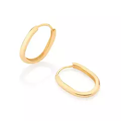 BRINCO ARGOLA FORMATO OVAL -526706 - comprar online