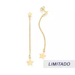BRINCO PENDURADO ESTRELAS BANHADO A OURO 18K - 526904 - comprar online