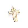 PINGENTE FORMATO CRUZ COM DETALHES TRABALHADOS -541578