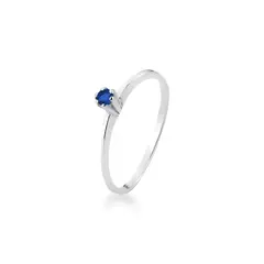 ANEL SOLITÁRIO MINIMALISTA DE PRATA 925 -160200 - comprar online