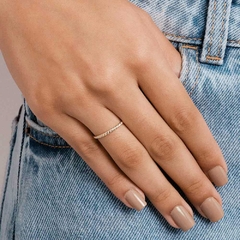 ANEL SKINNY RING ARO TRABALHADO - 513058 -  LB SEMIJOIAS E ACESSÓRIOS