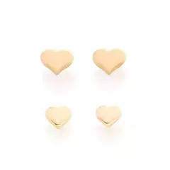 KIT BRINCO FORMADO POR 2 PARES NO FORMATO DE CORAÇÃO - 526221 - comprar online