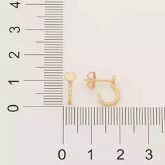 BRINCO MEIA ARGOLA CORAÇÃO - 526446 na internet