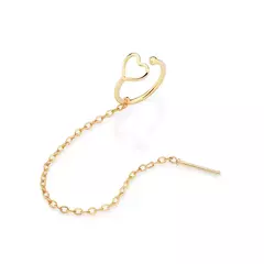 BRINCO COM PIERCING DE PRESSÃO FORMADO POR CORAÇÃO VAZADO - 527255